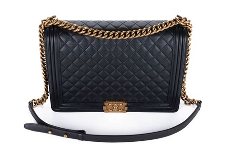 where to buy chanel boy bag black gold hardware|boy chanel bag price.